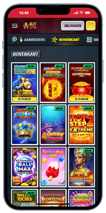 AllySpin Casino populaire gokkasten